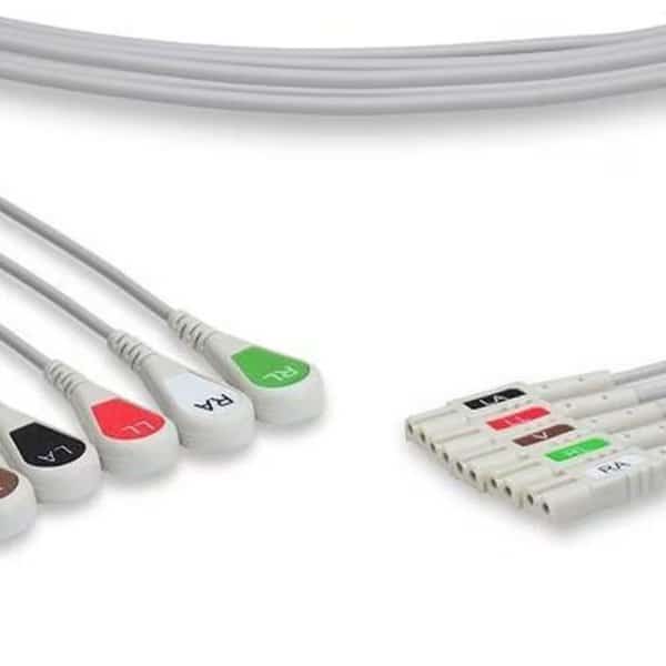 Replacement for Pacetech Minipack 300 ECG Leadwires Snap