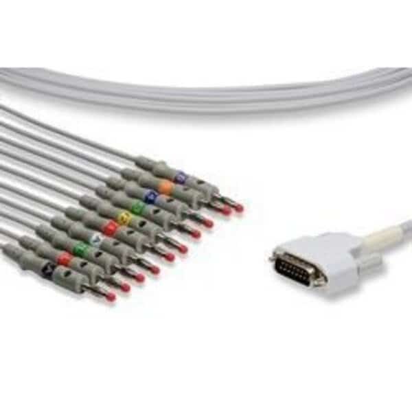 Replacement For Nihon Kohden, Ecg-2150 Direct-Connect Ekg Cables
