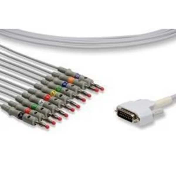 Replacement For Nihon Kohden, Ecg-1250A Direct-Connect Ekg Cables