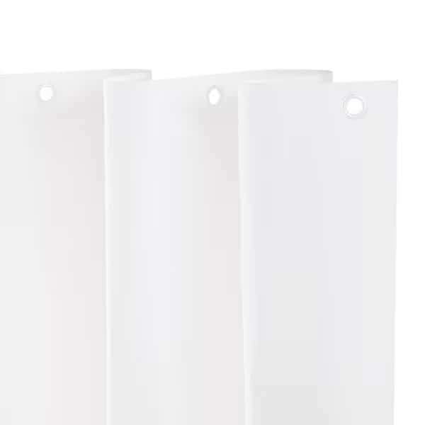 Lightweight PEVA Shower Curtain Liner, 70" W x 72" H, White