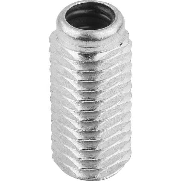 Lateral Spring Plunger Spring Force, W Threaded Sleeve Wout Thrust Pin, D=M12 L=11, 5, Form:A, Steel,