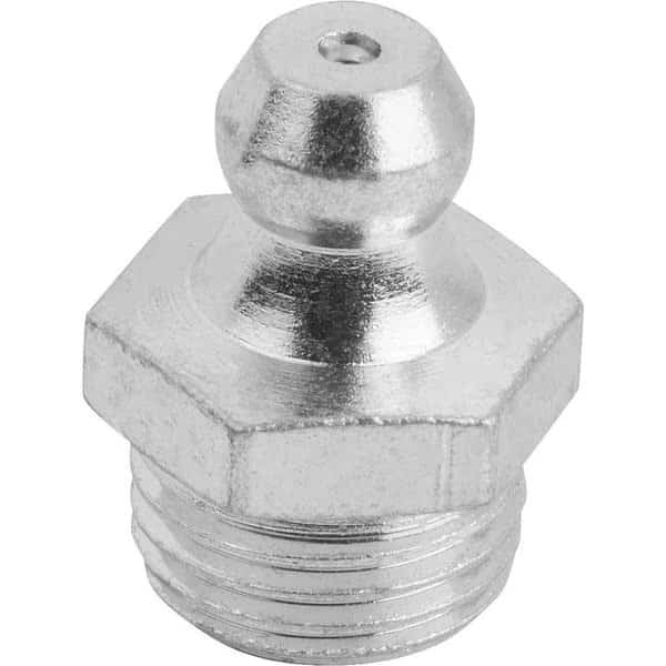 Conical Grease Nipple Straight, D=M08X1, 25, Form:A, Steel, Hexagon, Kipp, Mfr#: K1132.1108125