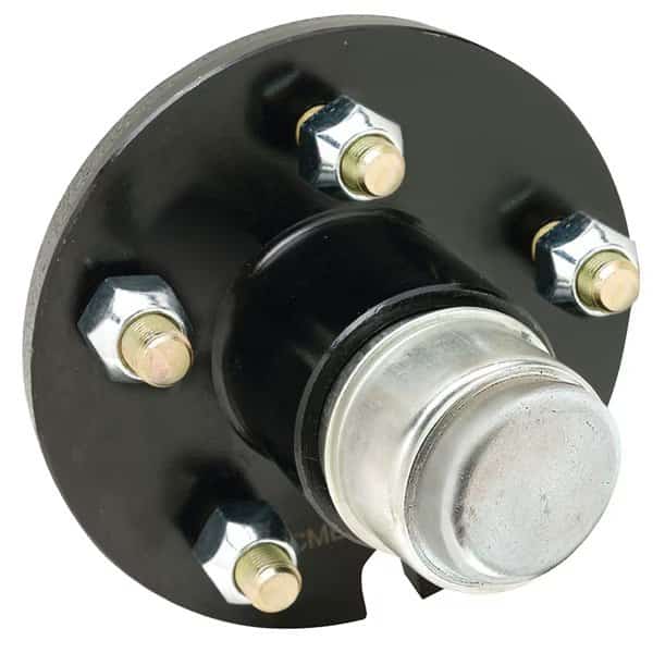 Painted Trailer Wheel Hub, 1,350 lbs., 5 UHI Lugs