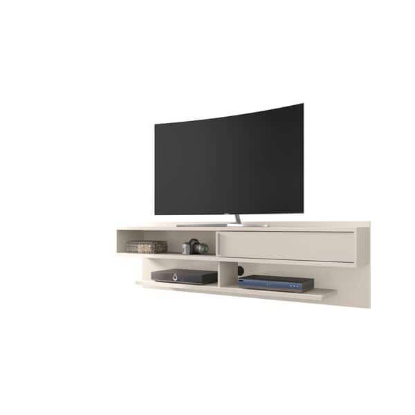 Astor 70.86 Floating Entertainment Center, Off White