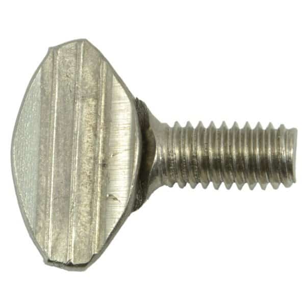 Thumb Screw, M1 Thread Size, Stainless Steel, 12 mm Lg, 10 PK