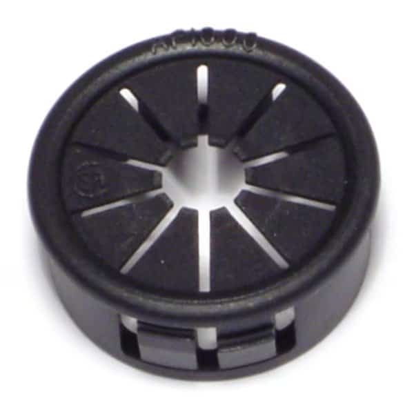 3/4" x 1.062" Black Nylon Plastic Panel Grommets 6PK, Midwest Fastener, Mfr#: 70265