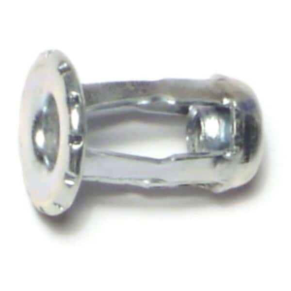 Rivet Nut, #10-24 Thread Size, .703 in L, Steel, 15 PK