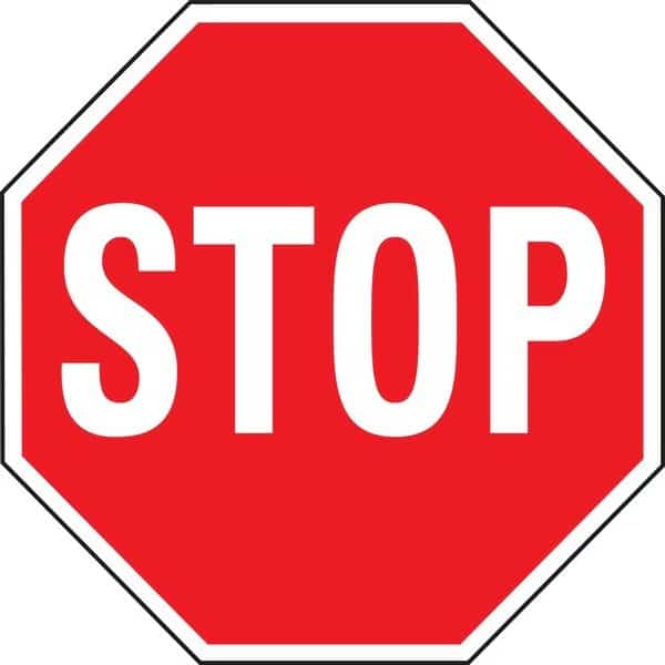 18In Stop Sign 12" x 18", Hy-Ko, Mfr#: A11385