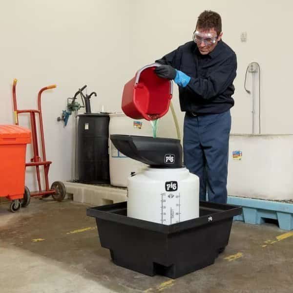 PIG Chemical Storage Tank ext. dia. 19.5" x 26.25" H