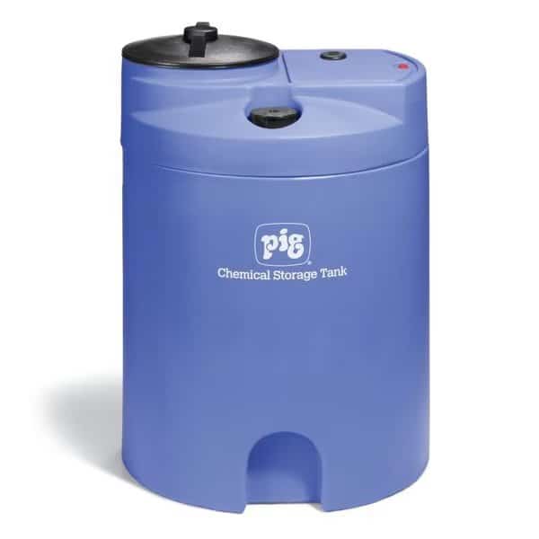 PIG Double-Wall Chemical Storage Tank Blue ext. dia. 19.5" x 28.75" H