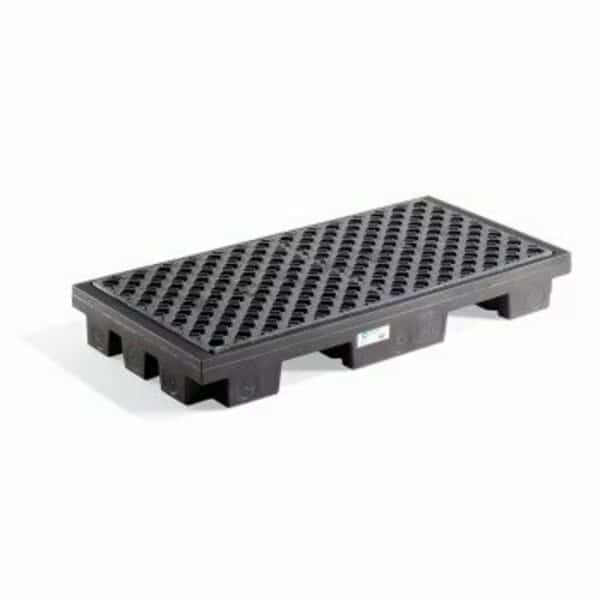 PIG 2-Drum Poly Deck with Pallet Jack Pockets Without Drain 52" L x 26" W x 6.5" H