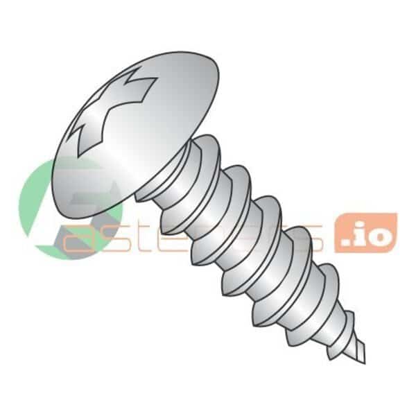 Sheet Metal Screw, #14 x 3/4 in, 18-8 Stainless Steel Truss Head Phillips Drive, 1000 PK, Newport Fasteners, Mfr#: 212810