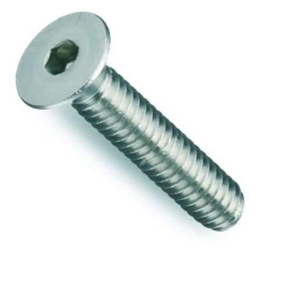 5/8"-11 Socket Head Cap Screw, Flat Head, Zinc Plated Alloy Steel, 1-3/4 in Length, 150 PK