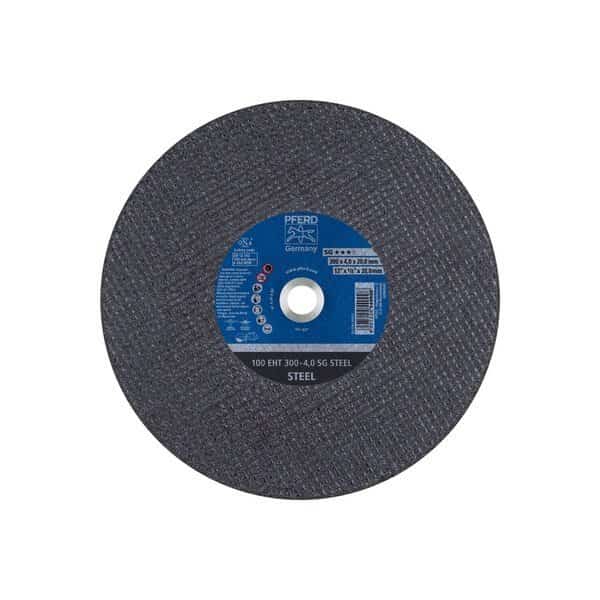 Abrasive Cut-Off Wheel, Type 1, 12 in Dia, 1/8 in Thick, 20 mm Arbor Hole Size, Aluminum Oxide