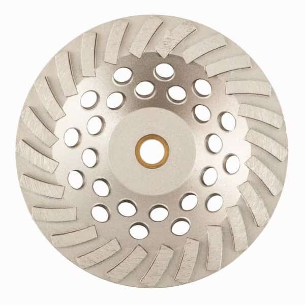 4'' x 5/8-11 w/ 8 Segments Swirl Grinding Cup Wheel