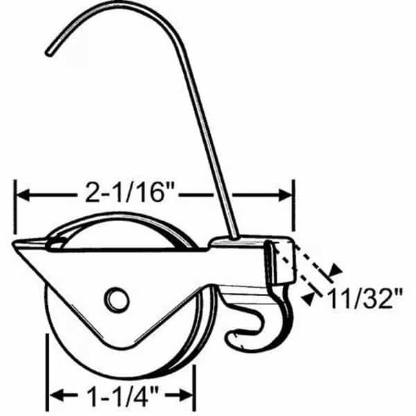 Patio Screen Door Roller