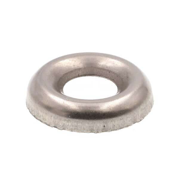Countersunk Washer, Fits Bolt Size #12 , 18-8 Stainless Steel Plain Finish, 100 PK