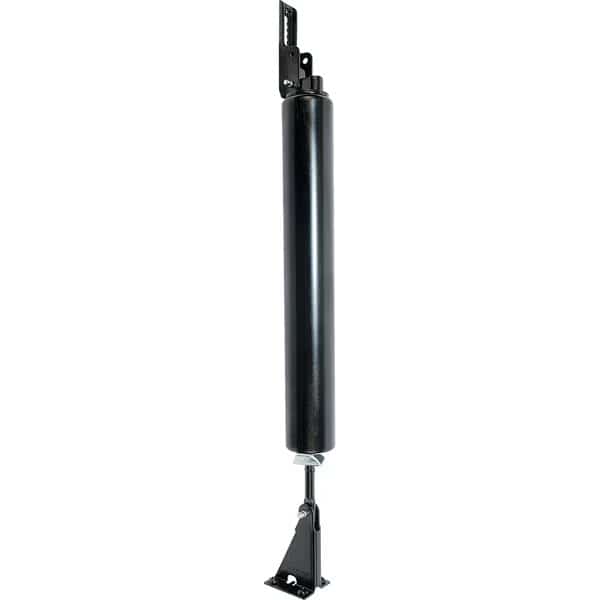 Pneumatic Door Closer, 10-1/2 in., Black Painted Color, Adjustable Single Pack