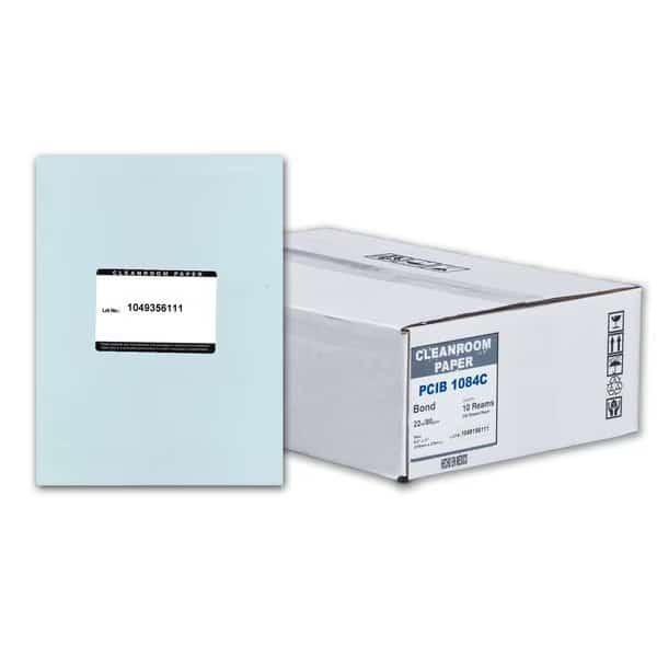 Pure Image Poly Cleanroom Paper, 8.5x11, Blue 22lb, , 250 sheets /ream, 10 reams p/PK