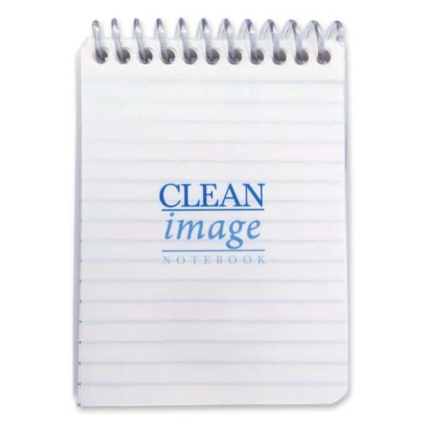 CleanImage Cleanroom Notebooks, White, College Rule, 3x4, PK40, Cleanimage, Mfr#: PNB CI 3X4 2240-L