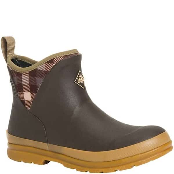 Women's Originals Ankle Boot, Plain Toe, 7" Height, Brown, 8