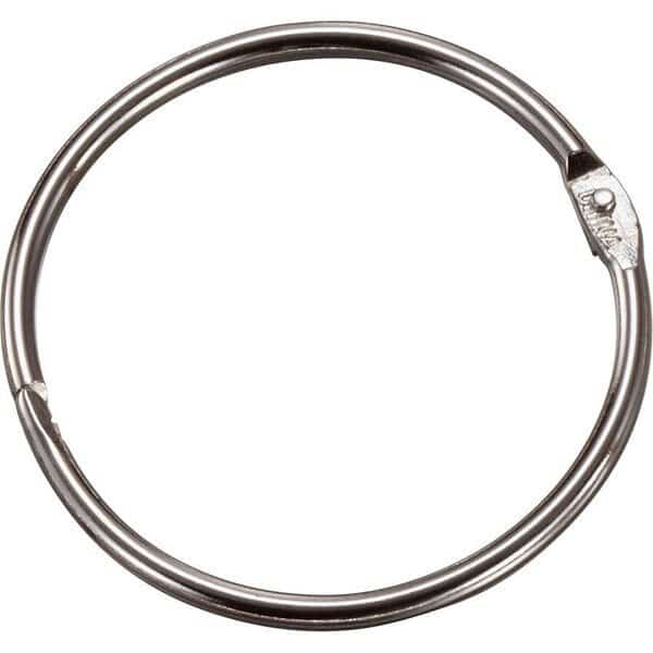 Book Rings, 2" Diameter, 50/BX, Silver PK, Oic, Mfr#: OIC99704