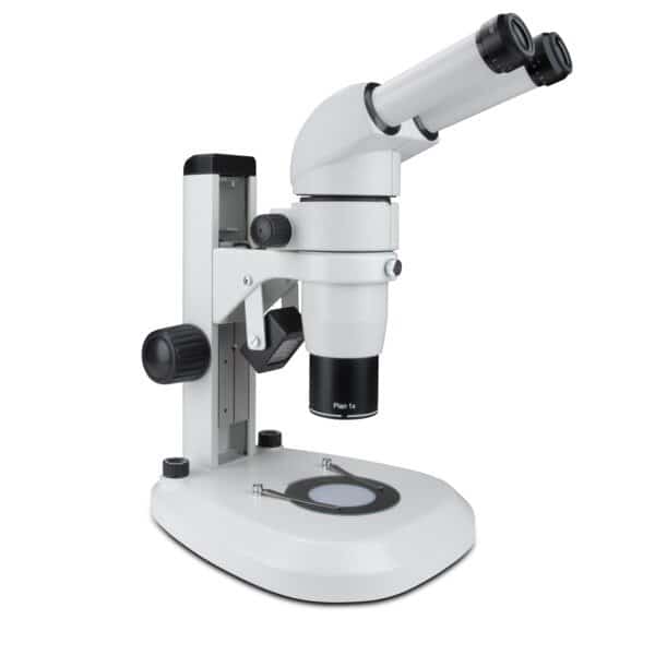 20 Deg. Head Stereo Zoom Microscope With Dual LED Illuminated Track Stand