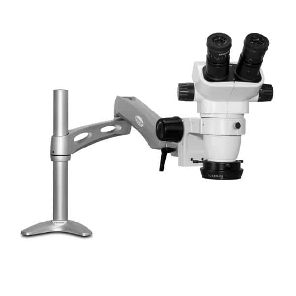 SSZ Stereo Zoom Microscope And Polarized LED Light On Articulating Arm, Scienscope, Mfr#: SZ-PK3-R3