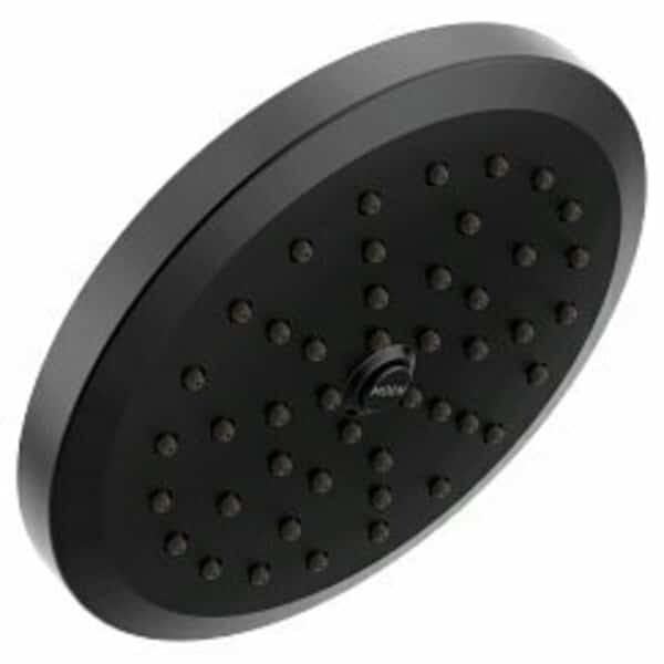 Greenfield 1-Function 6.75in Diameter Rainshower in Matte Black