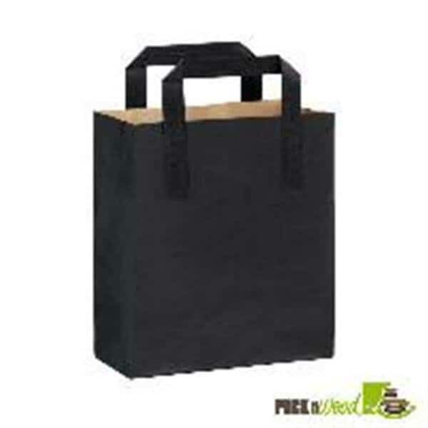 Black Mini Carry Bag - 7.8 x 3.9 x 11 in.