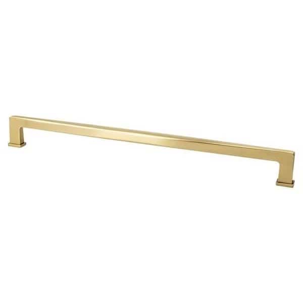 Berenson 1114-1MDB-P 18 in. Subtle Surge Appliance Pull - Modern Brushed Gold