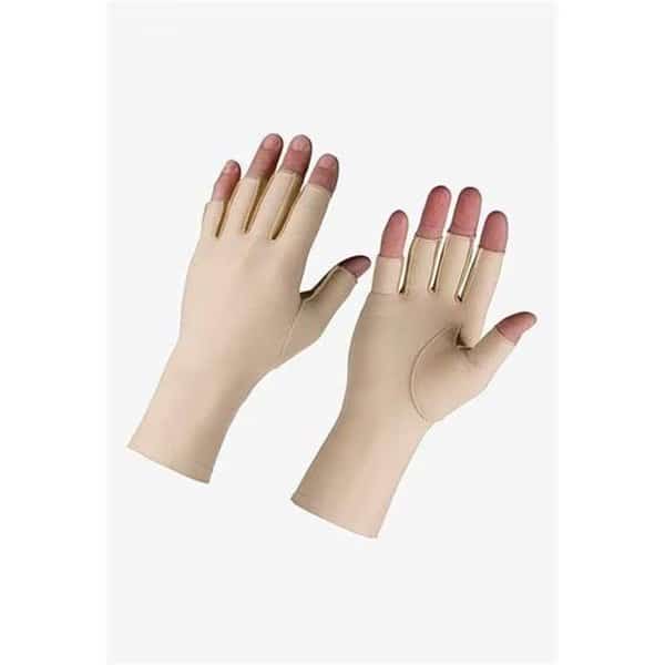 Fabrication Enterprises 24-8662R Hatch Edema Glove - 0.75 in. Finger Over The Wrist; Right - Medium