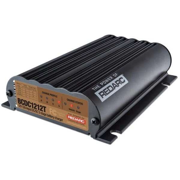 Redarc BCDC1212T 12V 12 Amplifier In Trailer DC-DC Battery Charger