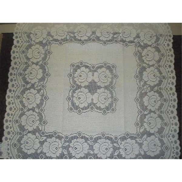 24 x 48 in. European Lace Table Topper, Ivory, Fastfood, Mfr#: FA2570113