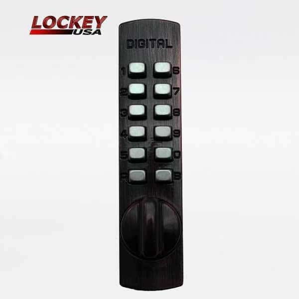 Lockey: Surface / Rim Mount Digital Keyless Combination Lock C120