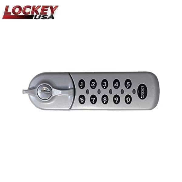 Lockey - EC784 - Flush Fit Electronic Cabinet Lock - Silver Vertical