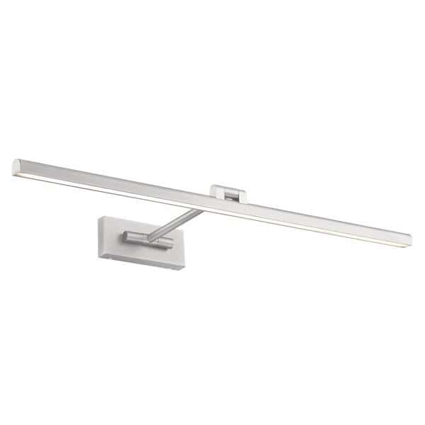 Reed 33in LED Adjustable Picture Light 3000K in Brushed Nickel