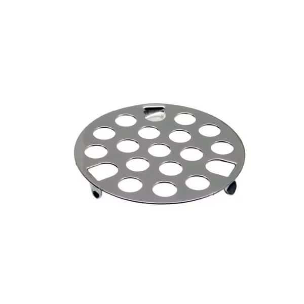 Sink Strainer, 158 in Dia, Brass, Chrome, For Universal Kitchen Sink