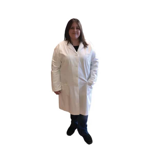 Womens Lab Coat, Double Extra Large, Siz