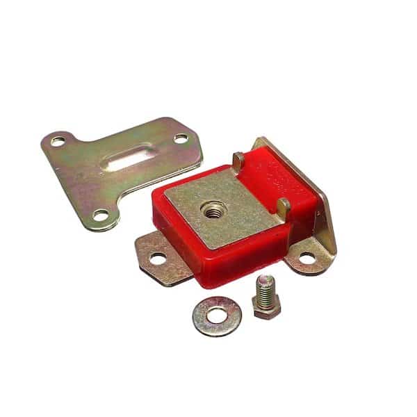 Motor Mount, Cushioned; Red; Polyurethane; Single