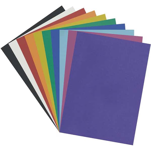 Poster Board Class Pack, 10 Assorted Colors, 22" x 28", PK50