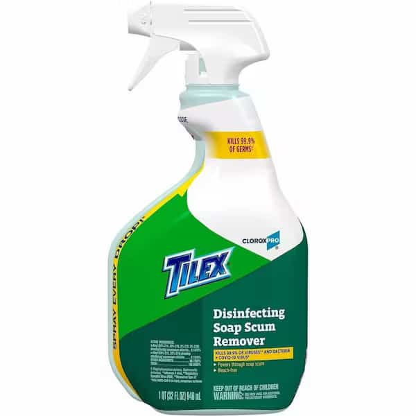 Bathroom Cleaner, Lemon, Clear, PK9