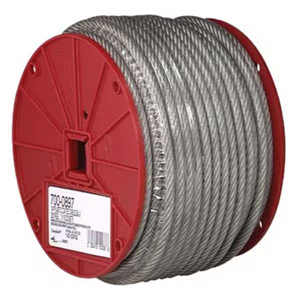 1-4 Inch-7X19 Unctd Cable Reel