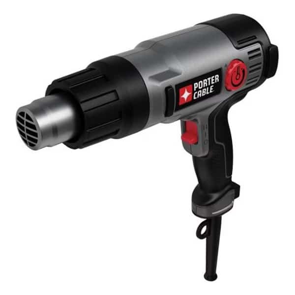 Heat Gun, 1,500 Watt, 120V AC, Dual Temp. Settings, Pistol Handle