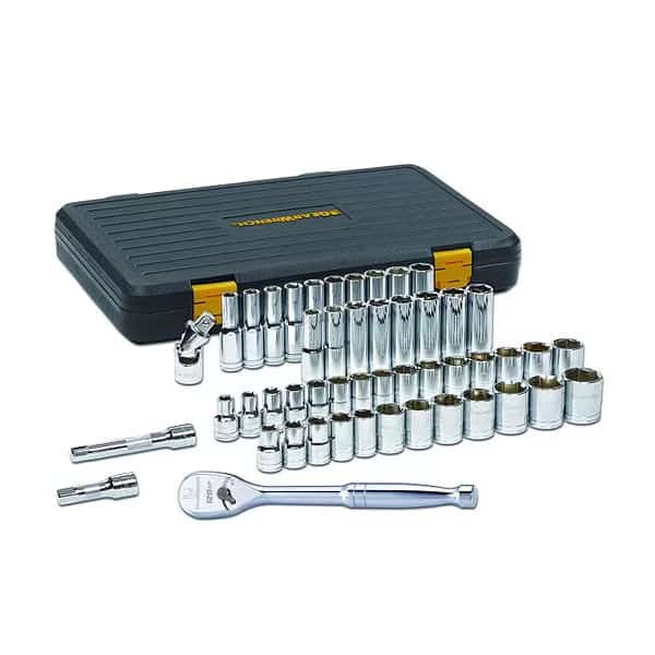 Drive Mechanics Tool Set,49 Pc.,1/2 in., Mfr#: 80700P, GEARWRENCH