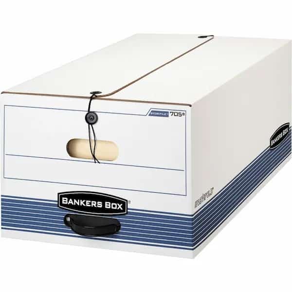 Storage File Box,15x10x24,PK12, Mfr#: 705, BANKERS BOX